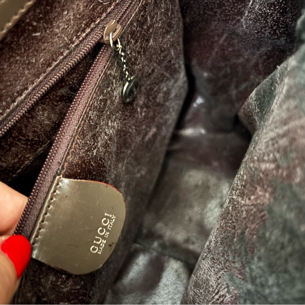 Gucci Black, Brown and Maroon Leather Messenger Trio - Picture 11 of 16